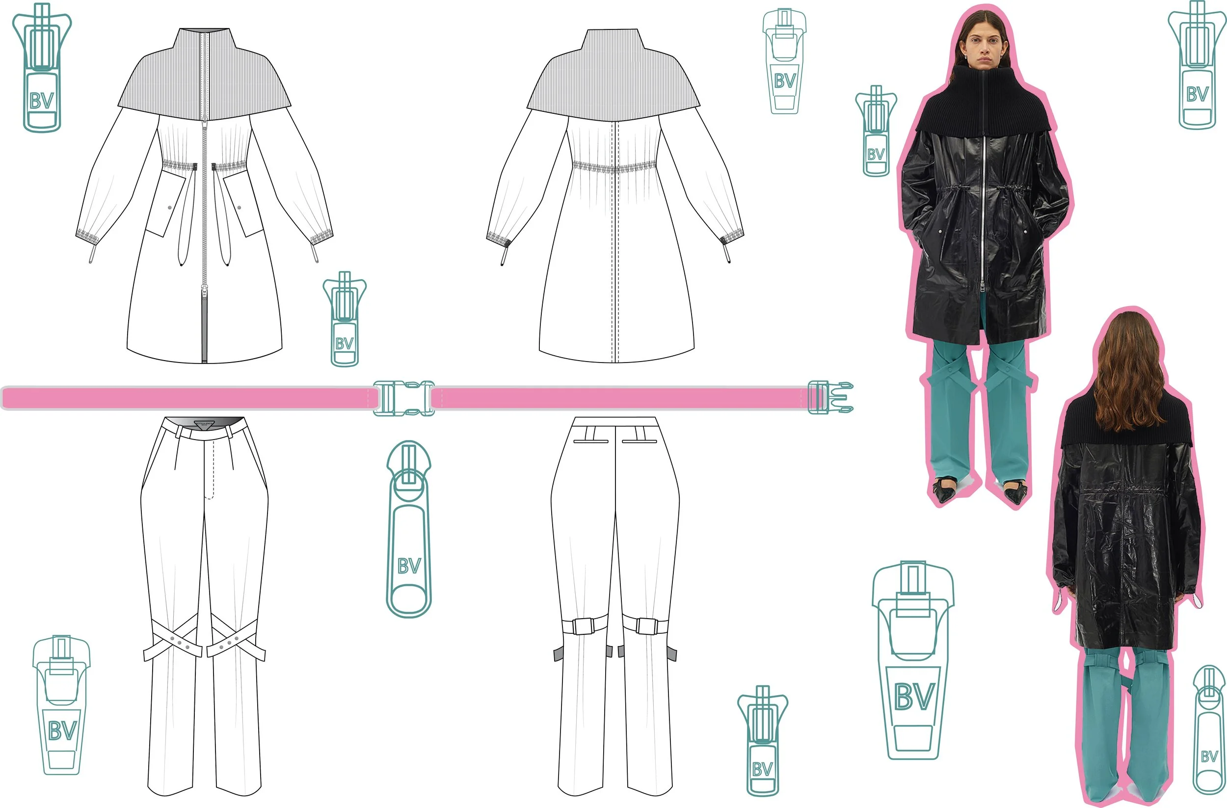 Bottega Veneta Inspired Flats